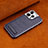 Handyhülle Hülle Luxus Leder Schutzhülle JD2 für Apple iPhone 14 Pro Max Blau