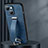 Handyhülle Hülle Luxus Leder Schutzhülle LD1 für Apple iPhone 14 Blau