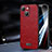 Handyhülle Hülle Luxus Leder Schutzhülle LD2 für Apple iPhone 14 Rot