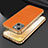 Handyhülle Hülle Luxus Leder Schutzhülle LD3 für Apple iPhone 14 Orange