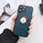 Handyhülle Hülle Luxus Leder Schutzhülle mit Mag-Safe Magnetic Magnetisch für Apple iPhone 15 Pro Blau