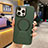Handyhülle Hülle Luxus Leder Schutzhülle mit Mag-Safe Magnetic Magnetisch für Apple iPhone 15 Pro Grün