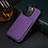 Handyhülle Hülle Luxus Leder Schutzhülle MT4 für Apple iPhone 14 Pro Max Violett