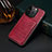 Handyhülle Hülle Luxus Leder Schutzhülle MT5 für Apple iPhone 15 Pro Max Rot