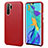 Handyhülle Hülle Luxus Leder Schutzhülle P04 für Huawei P30 Pro New Edition Rot