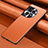 Handyhülle Hülle Luxus Leder Schutzhülle QK1 für OnePlus Ace 2 5G Orange