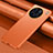 Handyhülle Hülle Luxus Leder Schutzhülle QK1 für Vivo X90 Pro 5G Orange