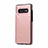 Handyhülle Hülle Luxus Leder Schutzhülle R01 für Samsung Galaxy S10 Plus Rosegold