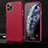 Handyhülle Hülle Luxus Leder Schutzhülle R02 für Apple iPhone 11 Pro Max Rot