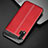 Handyhülle Hülle Luxus Leder Schutzhülle R04 für Huawei Nova 6 Rot