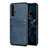 Handyhülle Hülle Luxus Leder Schutzhülle R07 für Huawei Honor 20 Pro Blau