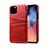 Handyhülle Hülle Luxus Leder Schutzhülle R10 für Apple iPhone 11 Pro Max Rot