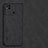 Handyhülle Hülle Luxus Leder Schutzhülle S01 für Xiaomi Redmi 9 India Schwarz