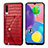 Handyhülle Hülle Luxus Leder Schutzhülle S01D für Samsung Galaxy A70 Rot