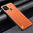 Handyhülle Hülle Luxus Leder Schutzhülle S02 für Realme C21Y Orange