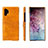 Handyhülle Hülle Luxus Leder Schutzhülle S02 für Samsung Galaxy Note 10 Plus 5G Orange