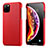 Handyhülle Hülle Luxus Leder Schutzhülle S03 für Apple iPhone 11 Pro Rot