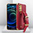 Handyhülle Hülle Luxus Leder Schutzhülle XD1 für Oppo A74 4G Rot