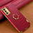Handyhülle Hülle Luxus Leder Schutzhülle XD1 für Samsung Galaxy A82 5G Rot