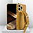 Handyhülle Hülle Luxus Leder Schutzhülle XD2 für Apple iPhone 15 Pro Gelb