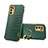 Handyhülle Hülle Luxus Leder Schutzhülle XD2 für Oppo A54s Grün