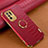 Handyhülle Hülle Luxus Leder Schutzhülle XD2 für Oppo A95 5G Rot