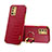 Handyhülle Hülle Luxus Leder Schutzhülle XD3 für Oppo A95 4G Rot