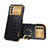 Handyhülle Hülle Luxus Leder Schutzhülle XD3 für Oppo K9 Pro 5G Schwarz