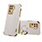 Handyhülle Hülle Luxus Leder Schutzhülle XD3 für Oppo Reno5 F Weiß