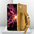 Handyhülle Hülle Luxus Leder Schutzhülle XD3 für Samsung Galaxy F42 5G Gelb