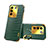 Handyhülle Hülle Luxus Leder Schutzhülle XD3 für Vivo V27 Pro 5G Grün