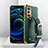 Handyhülle Hülle Luxus Leder Schutzhülle XD4 für Vivo X70 Pro+ Plus 5G Grün