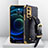 Handyhülle Hülle Luxus Leder Schutzhülle XD4 für Vivo X70 Pro+ Plus 5G Schwarz