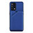 Handyhülle Hülle Luxus Leder Schutzhülle Y01B für Oppo A74 4G Blau