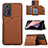 Handyhülle Hülle Luxus Leder Schutzhülle Y01B für Xiaomi Mi 11i 5G (2022) Braun