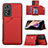 Handyhülle Hülle Luxus Leder Schutzhülle Y01B für Xiaomi Mi 11i 5G (2022) Rot