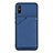 Handyhülle Hülle Luxus Leder Schutzhülle Y01B für Xiaomi Redmi 9A Blau