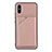 Handyhülle Hülle Luxus Leder Schutzhülle Y01B für Xiaomi Redmi 9A Rosegold