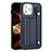 Handyhülle Hülle Luxus Leder Schutzhülle Y02B für Apple iPhone 15 Pro Max Blau