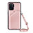 Handyhülle Hülle Luxus Leder Schutzhülle Y02B für Oppo F19 Pro Rosegold