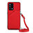 Handyhülle Hülle Luxus Leder Schutzhülle Y02B für Oppo F19s Rot