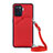 Handyhülle Hülle Luxus Leder Schutzhülle Y02B für Oppo Reno5 F Rot