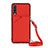 Handyhülle Hülle Luxus Leder Schutzhülle Y02B für Samsung Galaxy A70S Rot