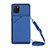 Handyhülle Hülle Luxus Leder Schutzhülle Y02B für Samsung Galaxy A81 Blau