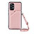 Handyhülle Hülle Luxus Leder Schutzhülle Y02B für Samsung Galaxy M32 5G Rosegold