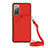 Handyhülle Hülle Luxus Leder Schutzhülle Y02B für Samsung Galaxy S20 Lite 5G Rot
