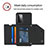 Handyhülle Hülle Luxus Leder Schutzhülle Y03B für Samsung Galaxy A72 4G