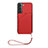 Handyhülle Hülle Luxus Leder Schutzhülle Y03B für Samsung Galaxy S22 5G Rot