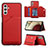 Handyhülle Hülle Luxus Leder Schutzhülle Y04B für Samsung Galaxy A04s Rot