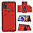 Handyhülle Hülle Luxus Leder Schutzhülle Y04B für Samsung Galaxy A21s Rot